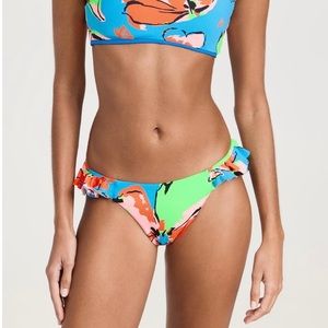 Maaji Water Flower Bikini Bottoms, size L